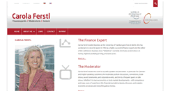 Desktop Screenshot of carolaferstl.de